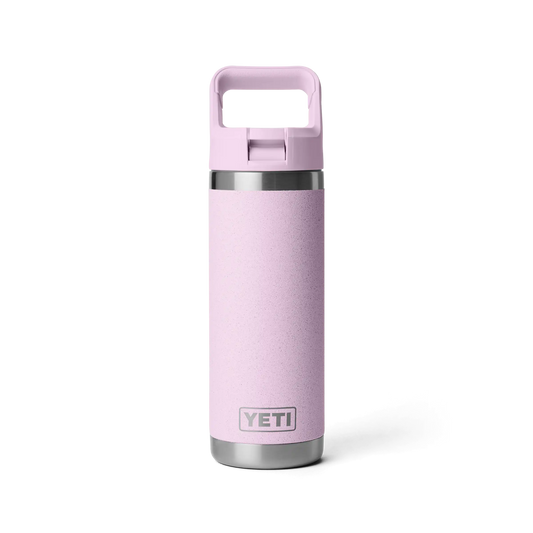YETI Rambler Water Bottle with Color-Matched Straw Cap 18 oz (532ml) | Cherry Blossom