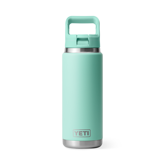 YETI Rambler Water Bottle with Color-Matched Straw Cap 26 oz (769ml) | Seafoam