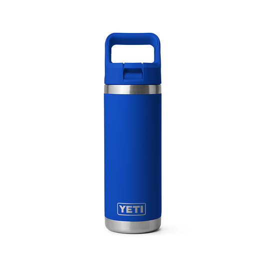 YETI Rambler Water Bottle with Color-Matched Straw Cap 18 oz (532ml) | Royal Blue