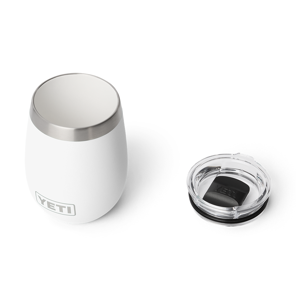 YETI Rambler Wine Tumbler Durasip CL with Magslider Lid 10 oz (296ml) | White