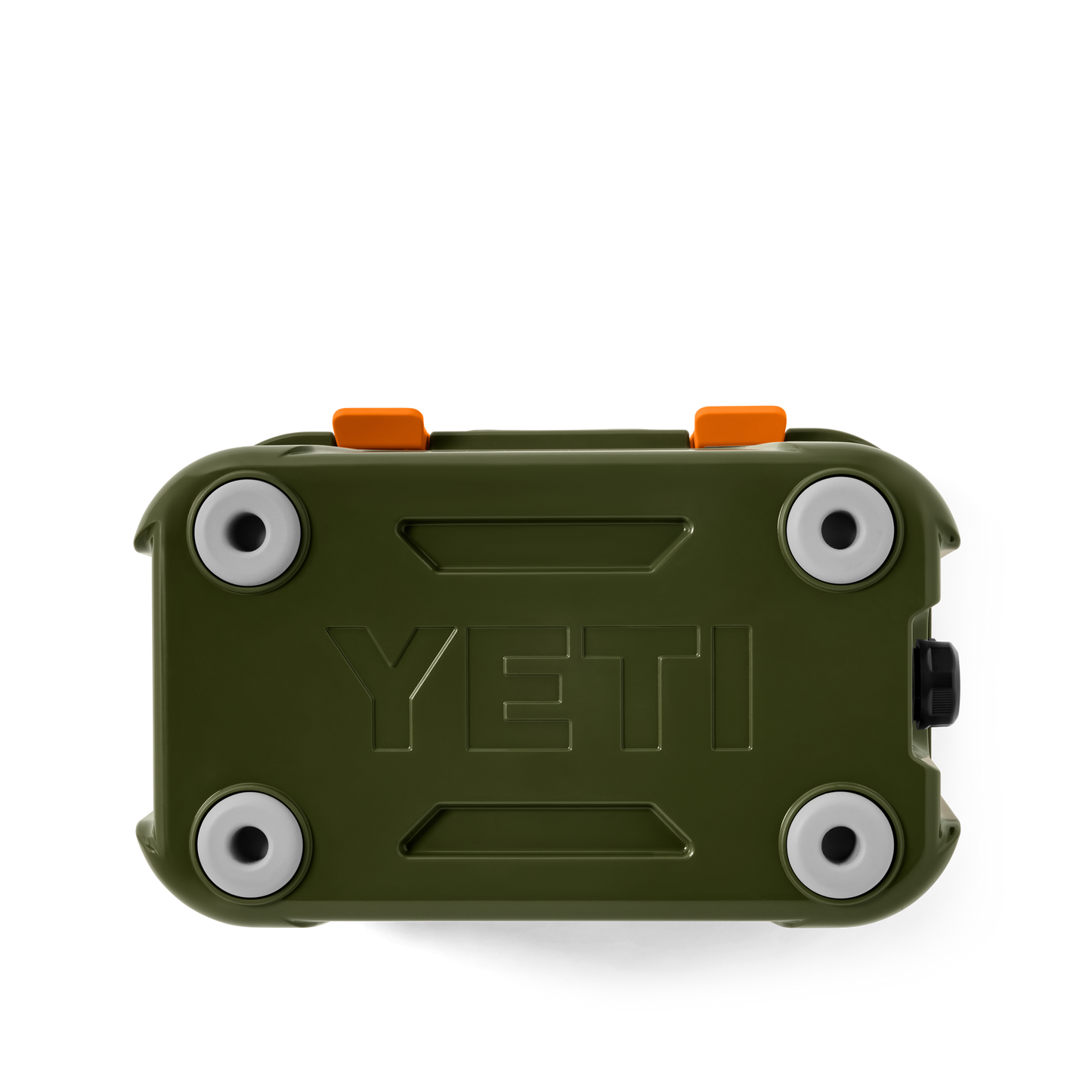 YETI Roadie 15 Hard Cooler | Olive + King Crab Orange