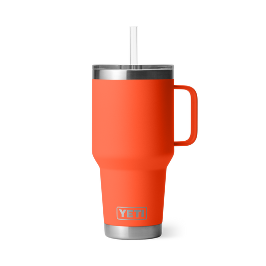YETI Rambler Straw Mug with Straw Lid 35 oz (994ml) | Papaya