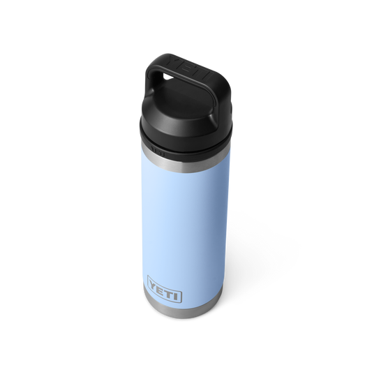 YETI Rambler Water Bottle with Chug Cap 18 oz (532ml) | Big Sky Blue