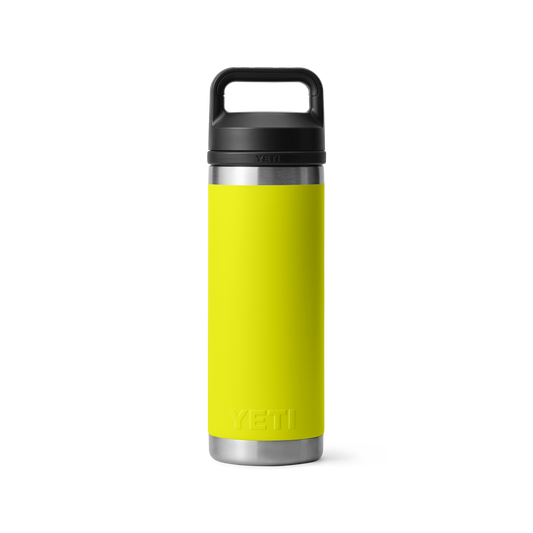 YETI Rambler Water Bottle with Chug Cap 18 oz (532ml) | Firefly Yellow
