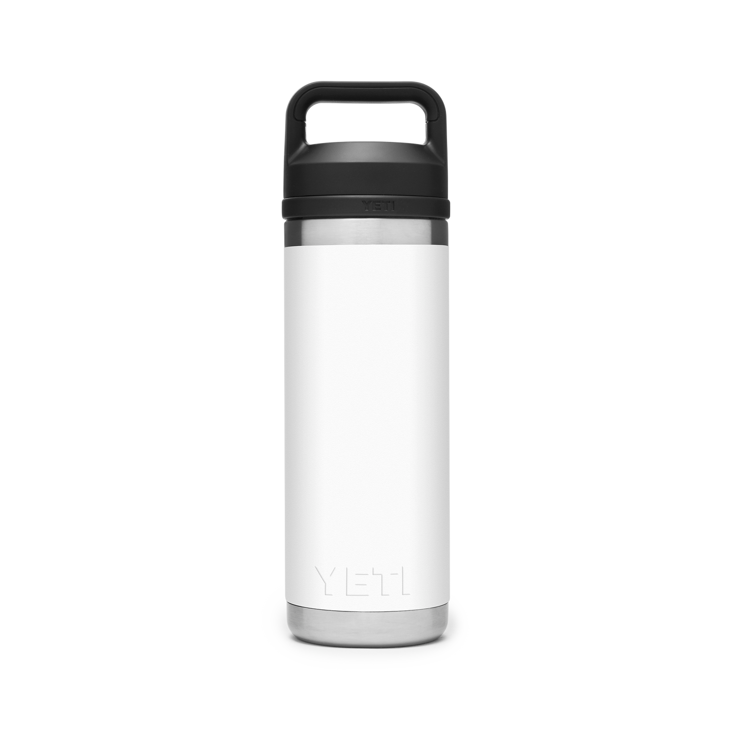 YETI Rambler Water Bottle with Chug Cap 18oz (532ml) | White