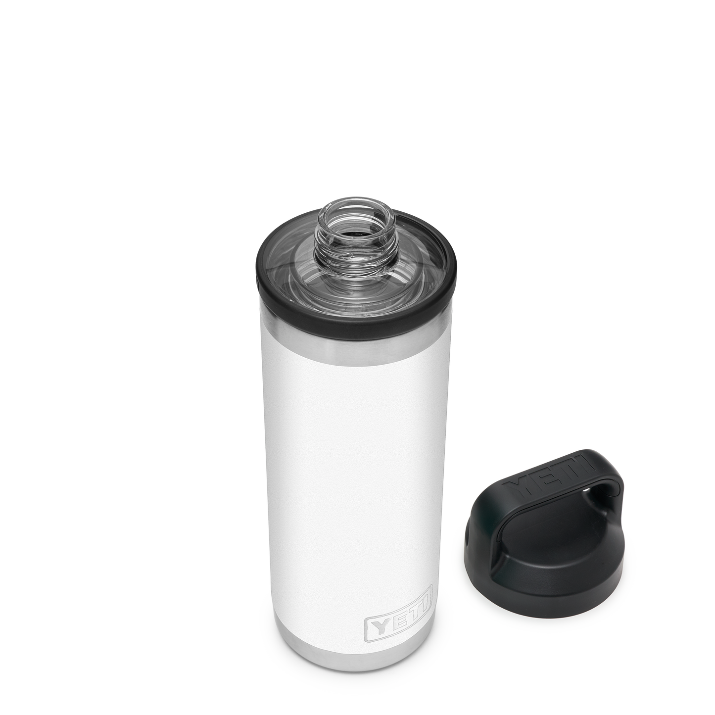 YETI Rambler Water Bottle with Chug Cap 18oz (532ml) | White