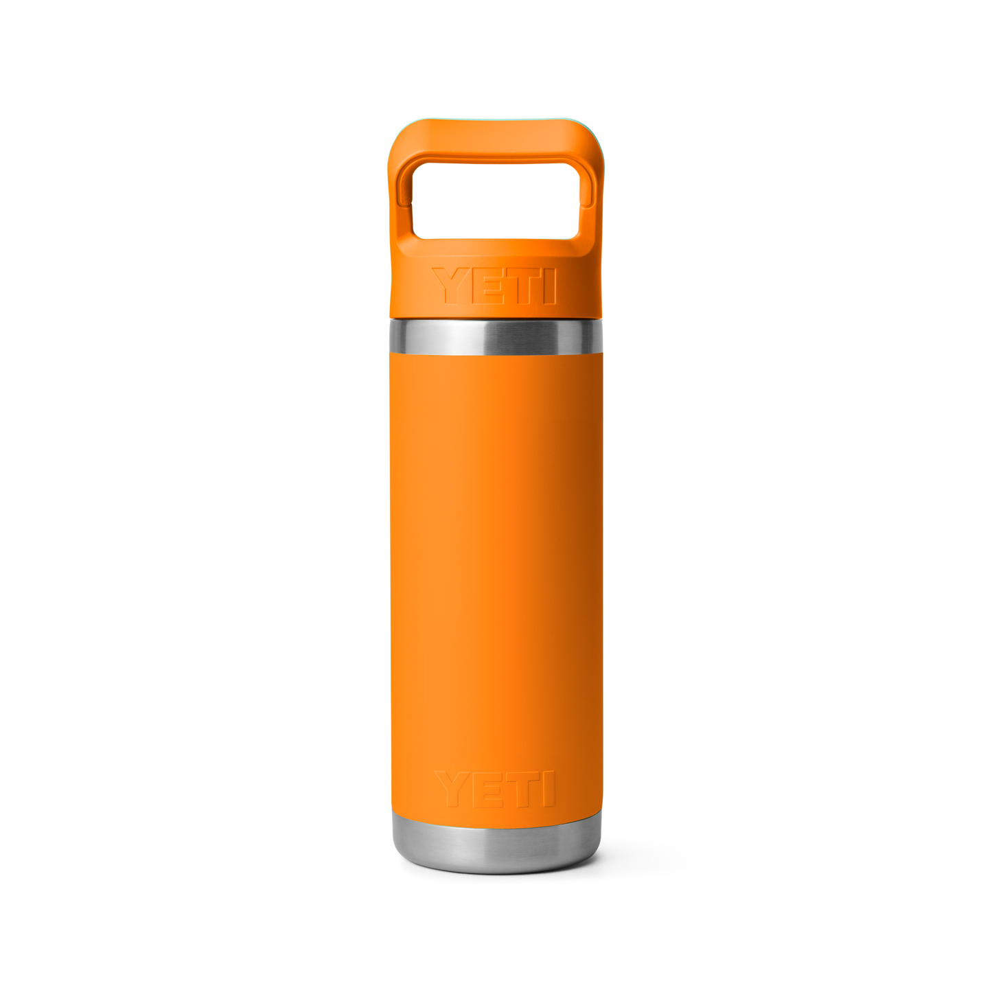 YETI Rambler Water Bottle with Color-Matched Straw Cap 18 oz (532ml) | King Crab Orange