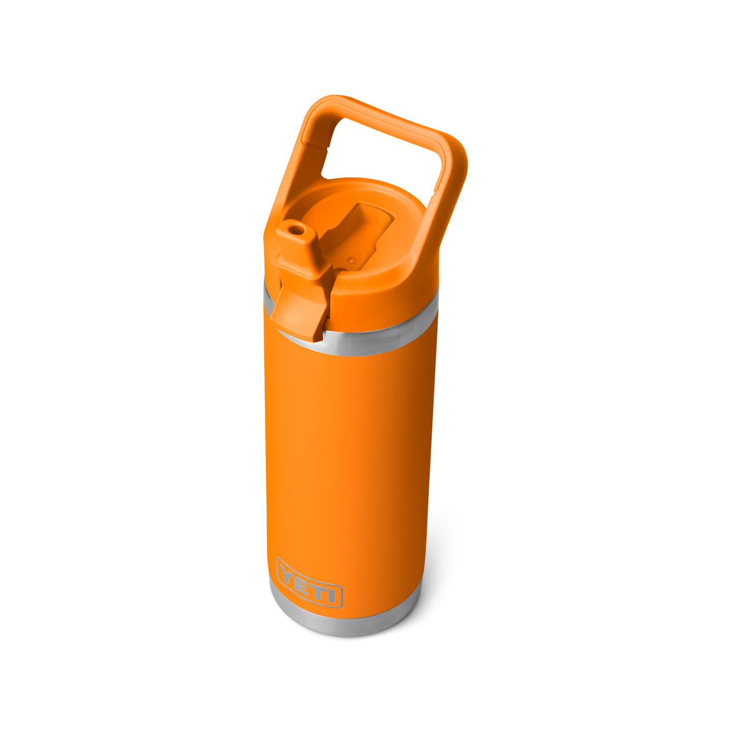 YETI Rambler Water Bottle with Color-Matched Straw Cap 18 oz (532ml) | King Crab Orange