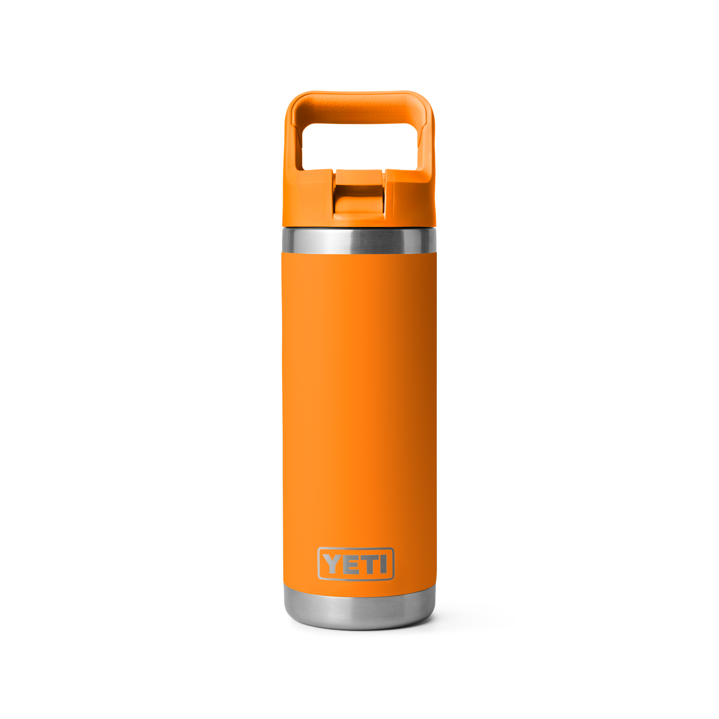 YETI Rambler Water Bottle with Color-Matched Straw Cap 18 oz (532ml) | King Crab Orange