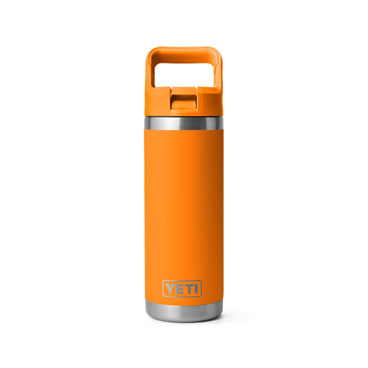 YETI Rambler Water Bottle with Color-Matched Straw Cap 18 oz (532ml) | King Crab Orange