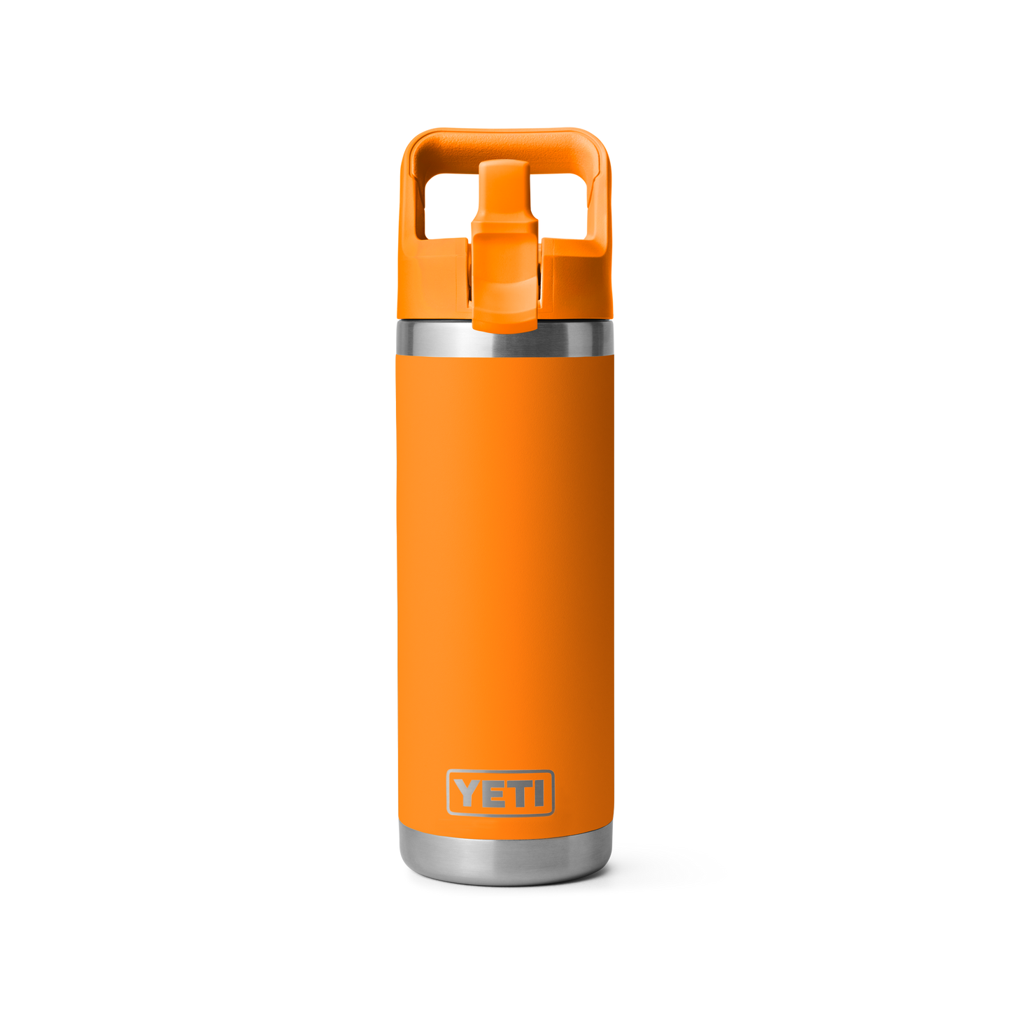YETI Rambler Water Bottle with Color-Matched Straw Cap 18 oz (532ml) | King Crab Orange