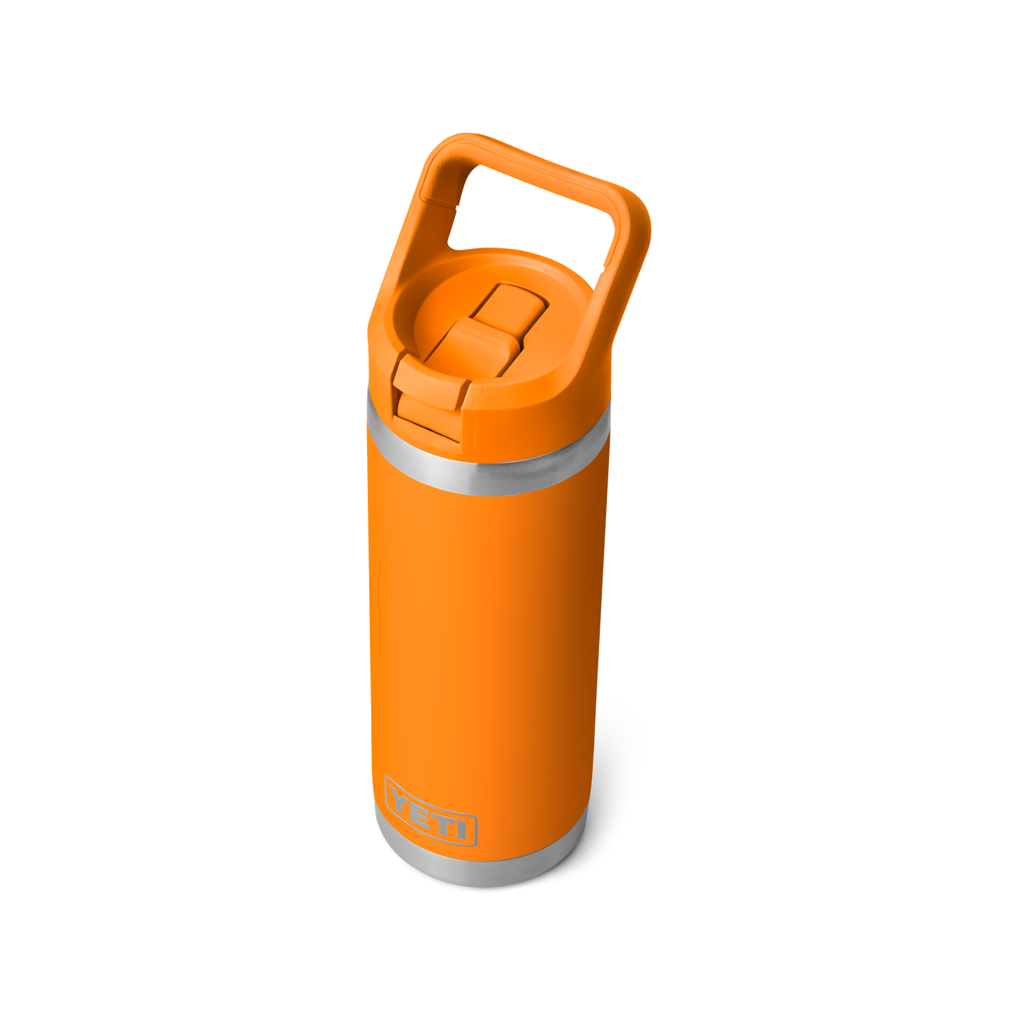 YETI Rambler Water Bottle with Color-Matched Straw Cap 18 oz (532ml) | King Crab Orange
