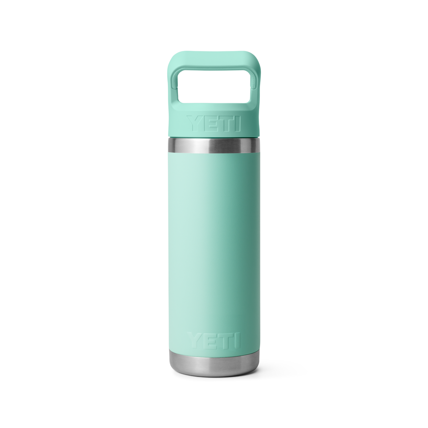 YETI Rambler Water Bottle with Color-Matched Straw Cap 18oz (532ml) | Seafoam