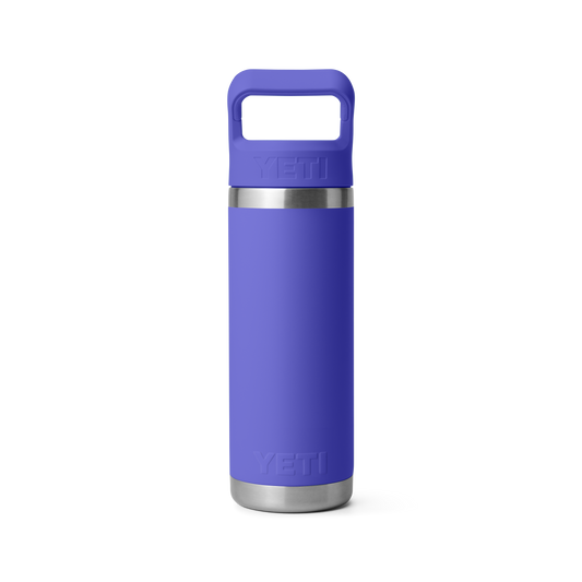 YETI Rambler Water Bottle with Color-Matched Straw Cap 18 oz (532ml) | Ultramarine Violet