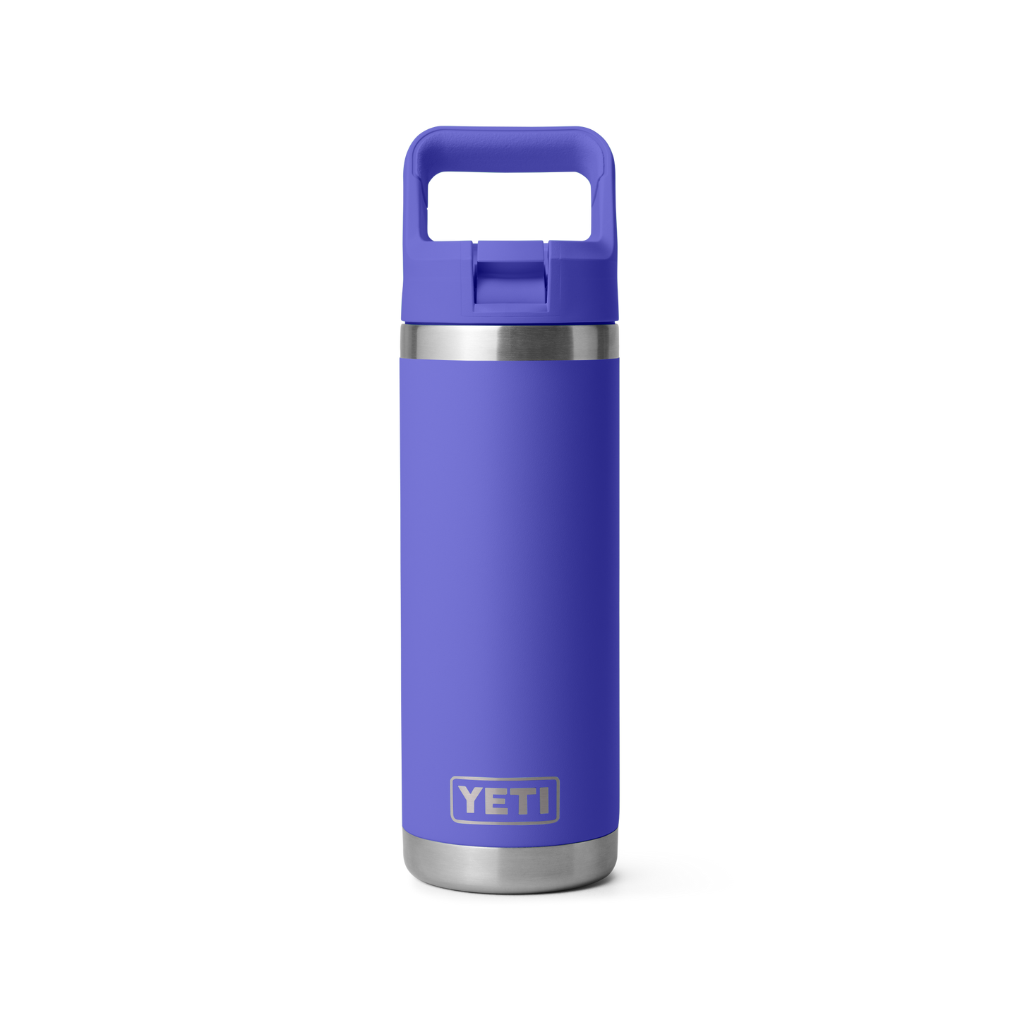 YETI Rambler Water Bottle with Color-Matched Straw Cap 18 oz (532ml) | Ultramarine Violet