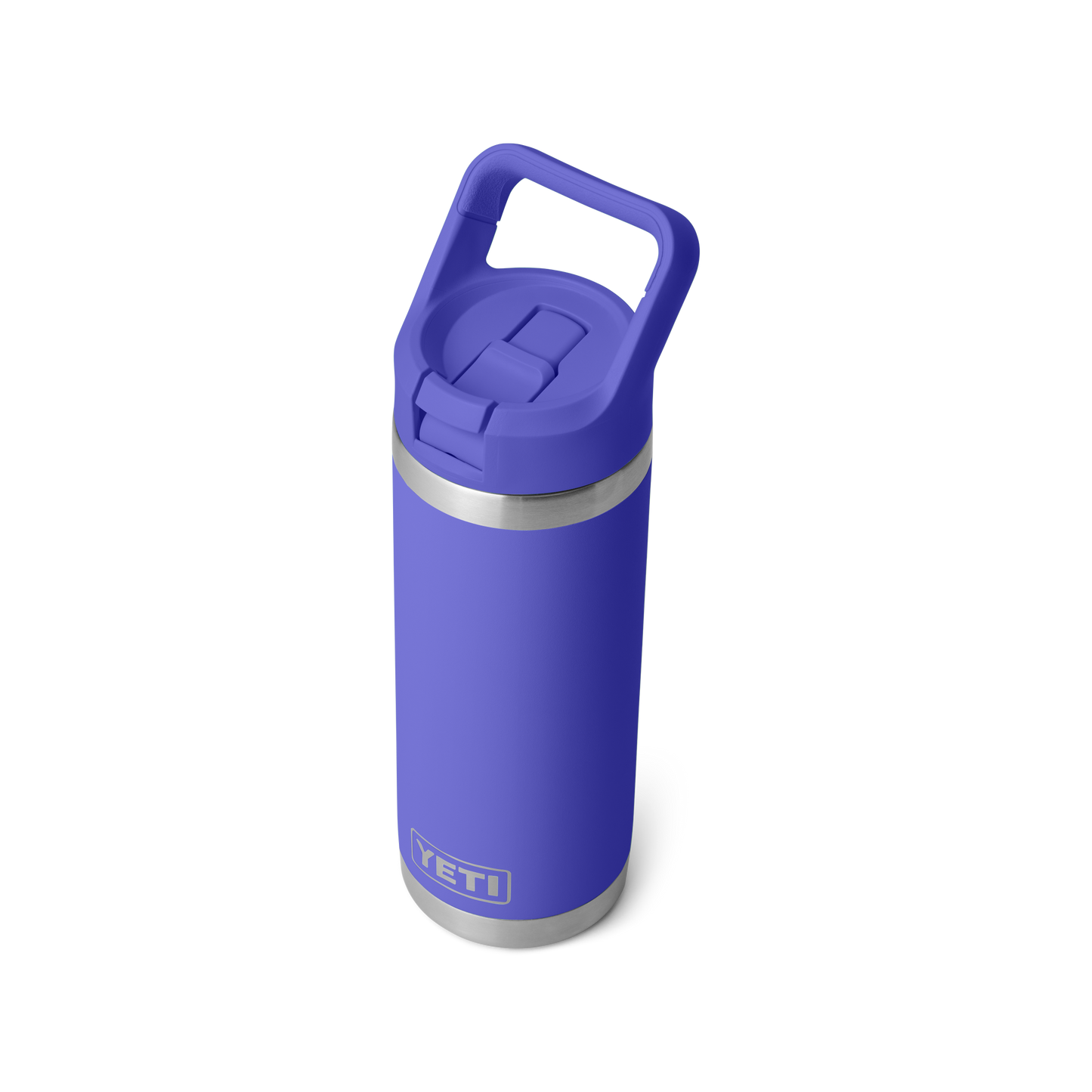 YETI Rambler Water Bottle with Color-Matched Straw Cap 18 oz (532ml) | Ultramarine Violet