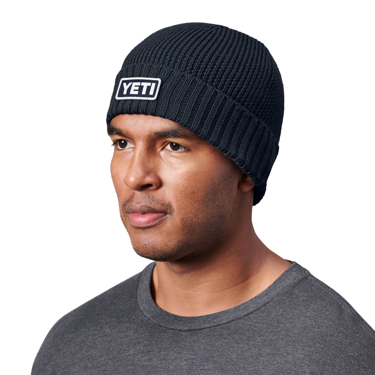 YETI Beanie Knitted Logo Badge | Black