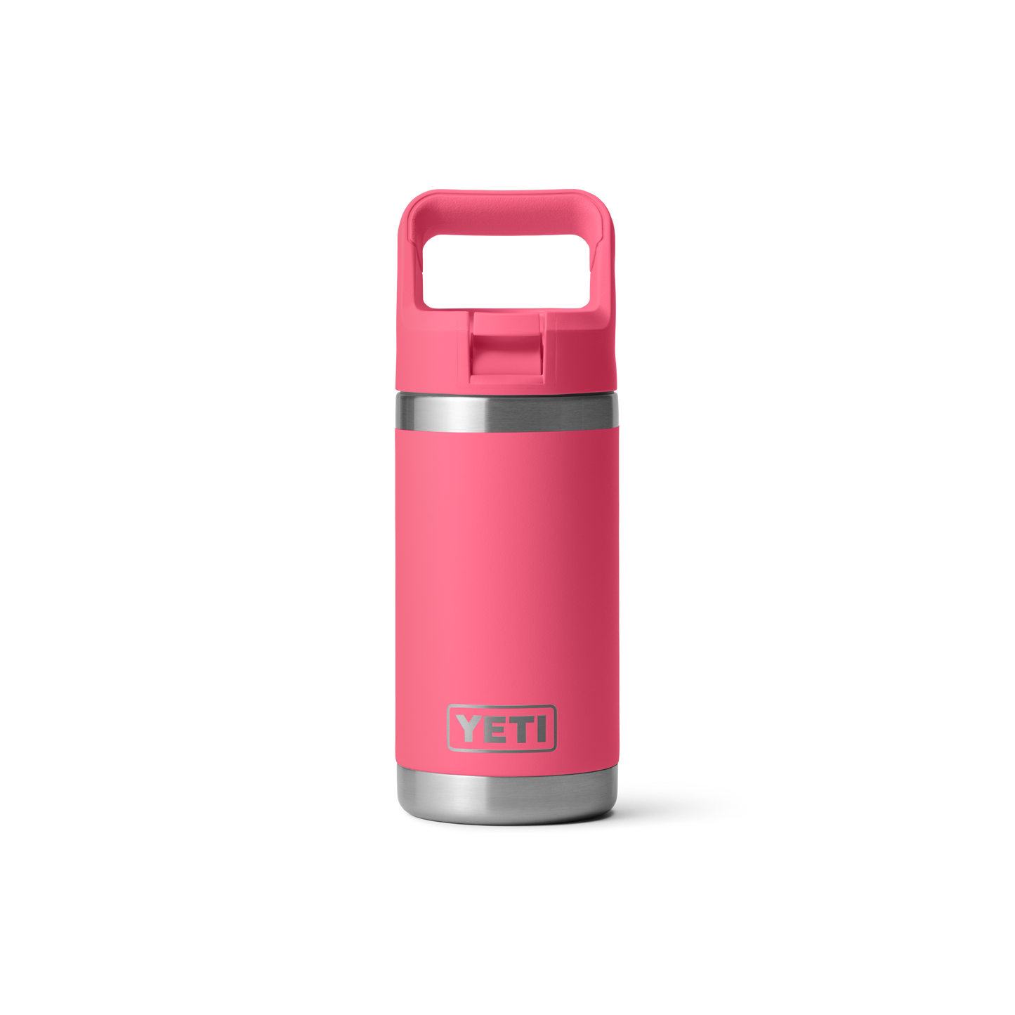 YETI Rambler Junior Kids Water Bottle with Color-Matched Straw Cap 12 oz (355ml) | Tropical Pink