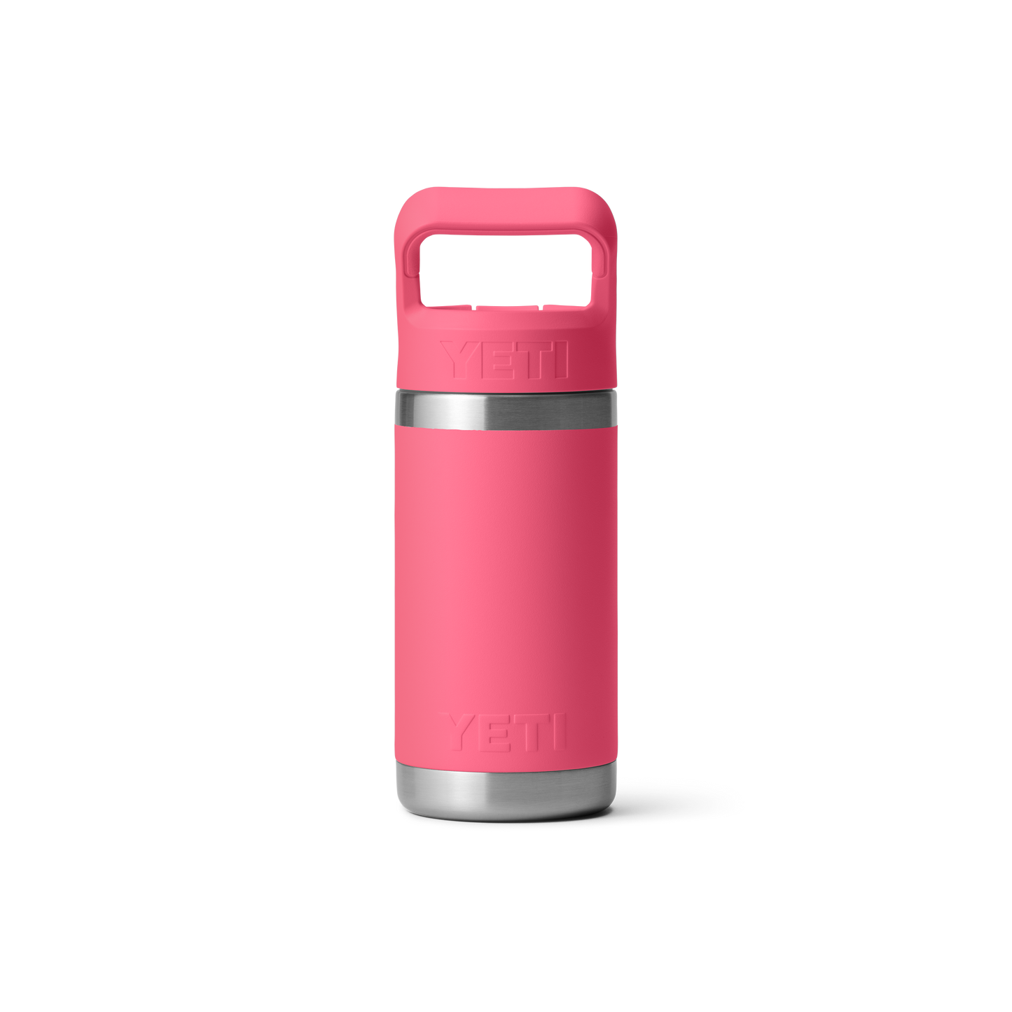 YETI Rambler Junior Kids Water Bottle with Color-Matched Straw Cap 12 oz (355ml) | Tropical Pink