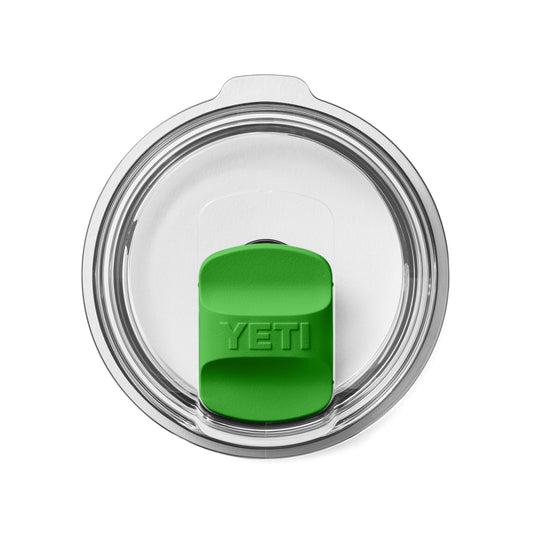 YETI Rambler Magslider deksel transparant met magslider in de kleur Canopy Green.