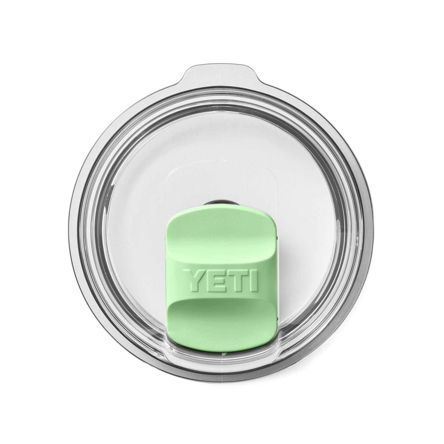YETI Rambler Magslider deksel transparant met magslider in de kleur Key Lime.