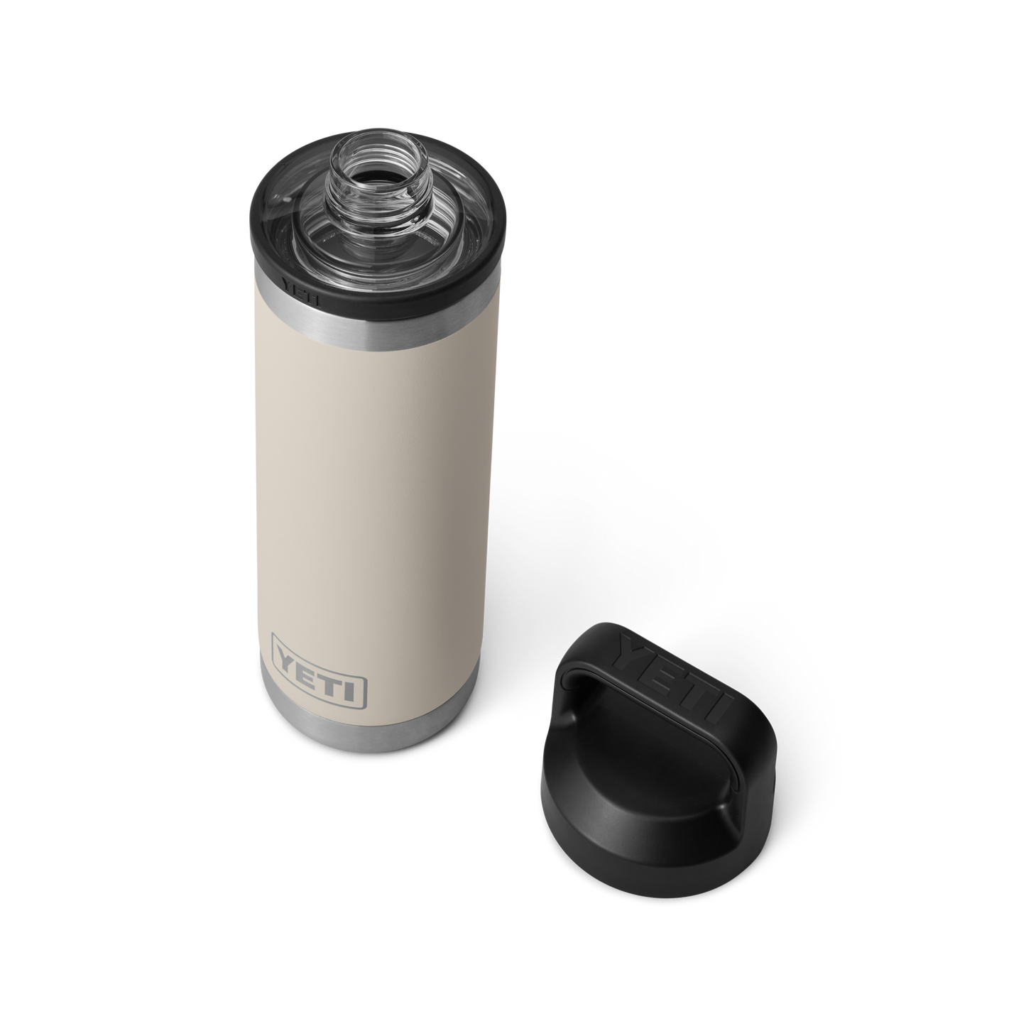 YETI Rambler Water Bottle with Chug Cap 18 oz (532ml) | Cape Taupe