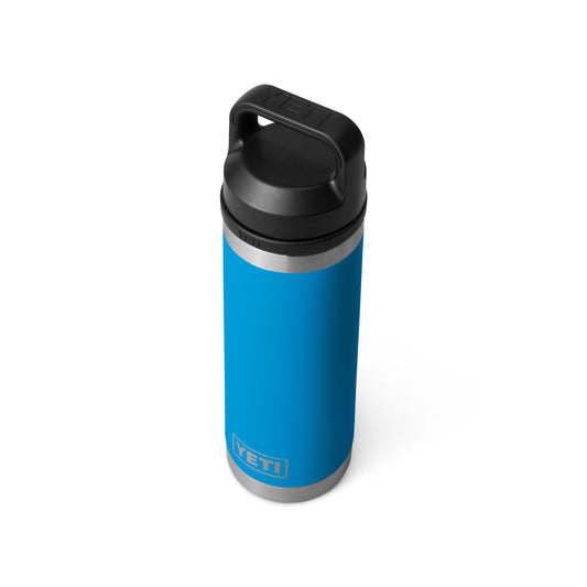 YETI Rambler Water Bottle with Chug Cap 18oz (532ml) | Big Wave Blue