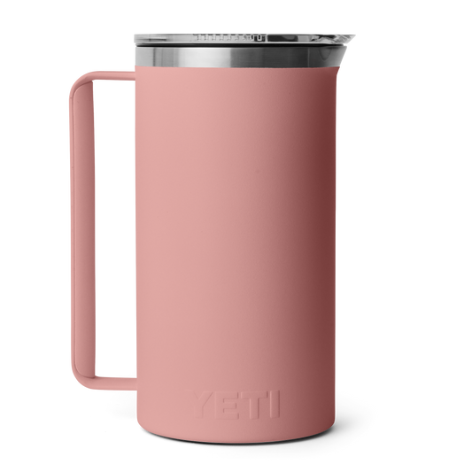 Yeti Rambler Pitcher with Twist-To-Lock Pitcher Lid 64 oz (1.8L) | Sandstone Pink