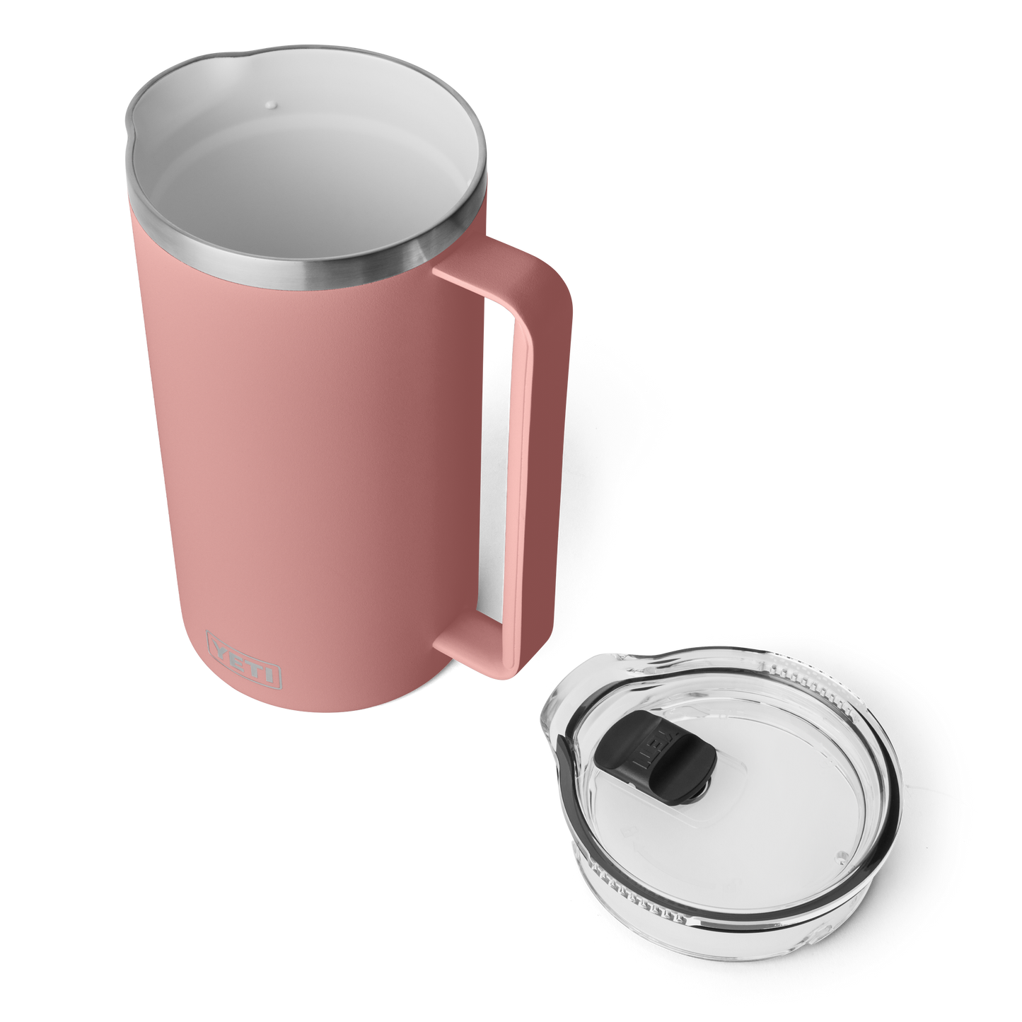 Yeti Rambler Pitcher with Twist-To-Lock Pitcher Lid 64 oz (1.8L) | Sandstone Pink