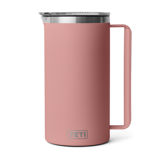 Yeti Rambler Pitcher with Twist-To-Lock Pitcher Lid 64 oz (1.8L) | Sandstone Pink