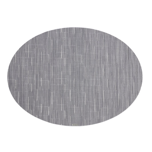 Chilewich Placemat Bamboo Ovaal 36x49cm | Fog