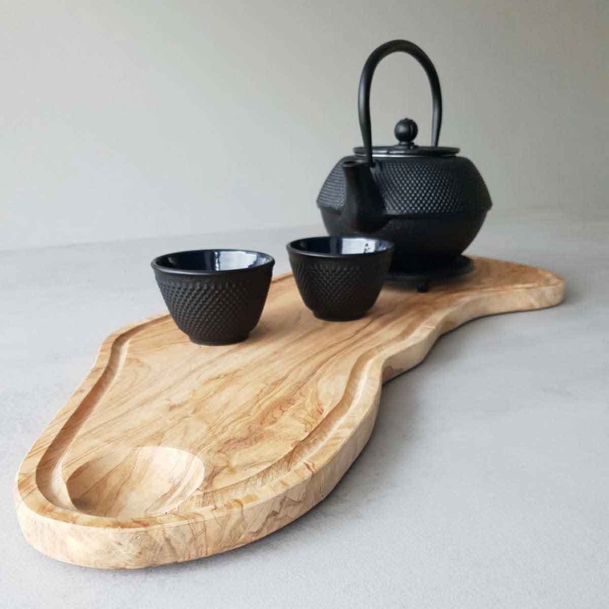 Bowls & Dishes | Pure Olive Wood Olijfhouten Steakplank 40-45cm