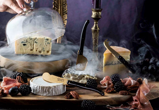 Laguiole Prestige Line Kaasmessenset 3-delig Gold Stonewash