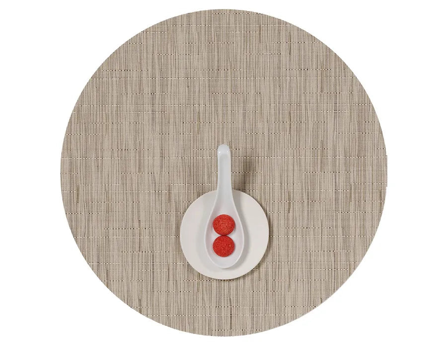 Chilewich Bamboo Oat Placemat rond 38x38cm