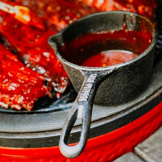 Valhal Sauspan Gietijzer met steel 1L