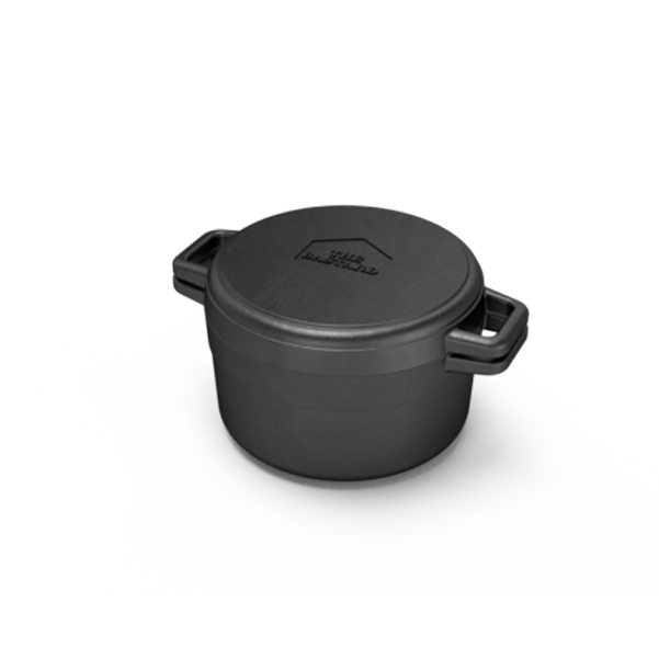 The Bastard | Dutch Oven & Griddle Cast Iron 20cm | Compact, Medium, Large