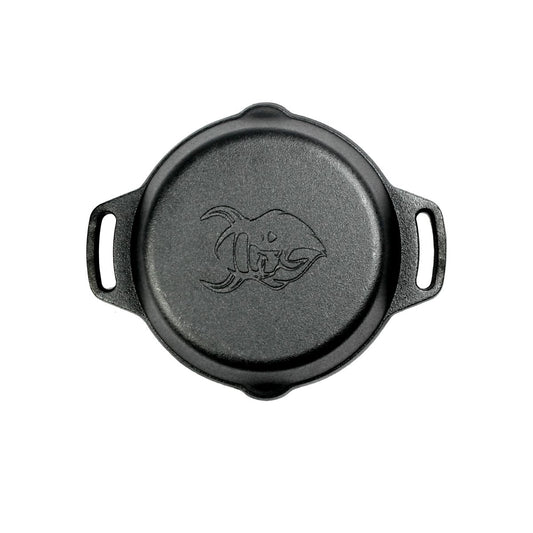Valhal Outdoor Skillet Gietijzer met handgrepen 20cm