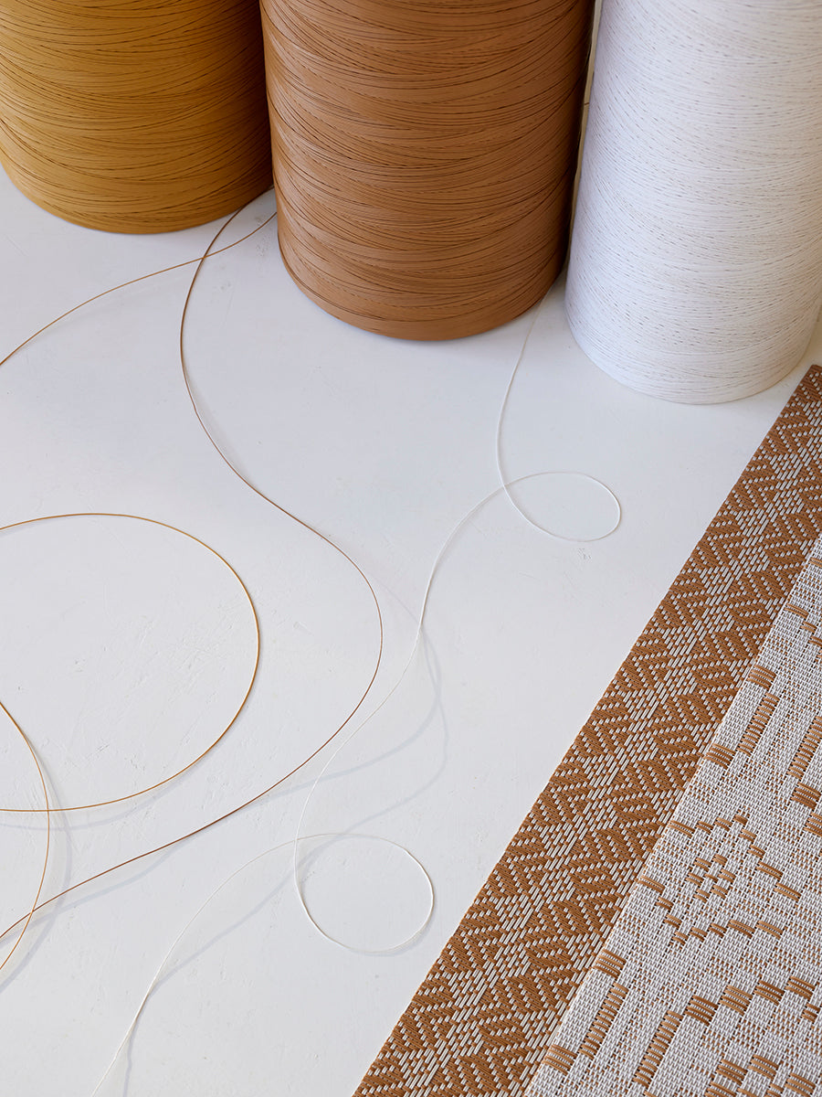 Chilewich Overshot Butterscotch Placemat rechthoek 36x48cm