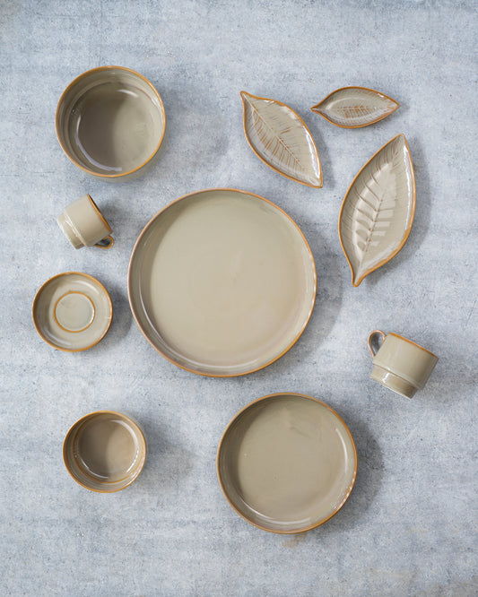 Cosy & Trendy - Limerick Apero-bord Bladvorm - 23,5cm