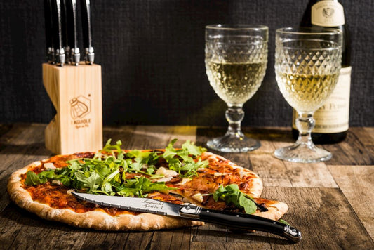 Laguiole Premium Steakmessen - Zwart