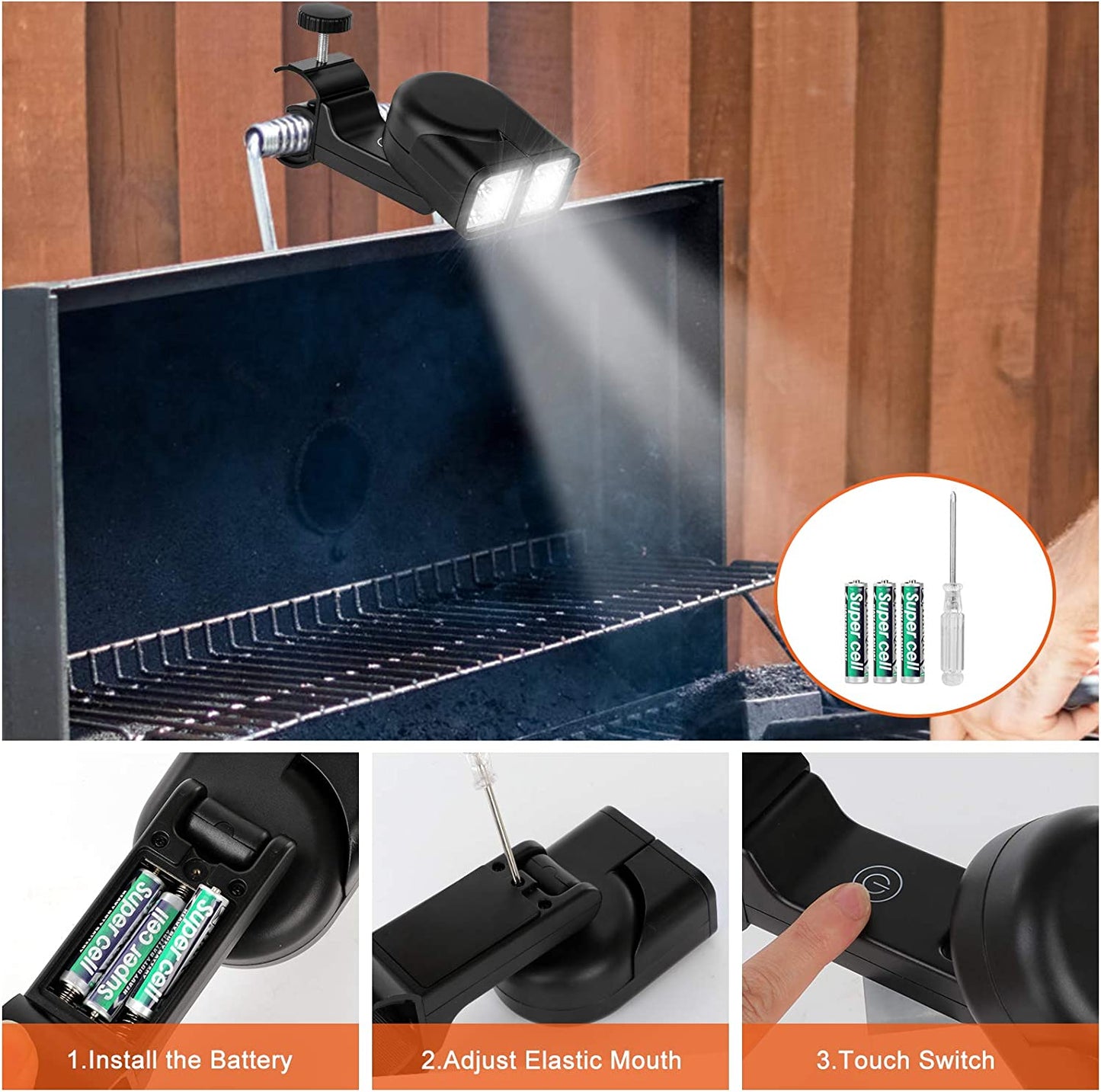 Home Brand BBQ lamp - Grill lamp - verstelbaar