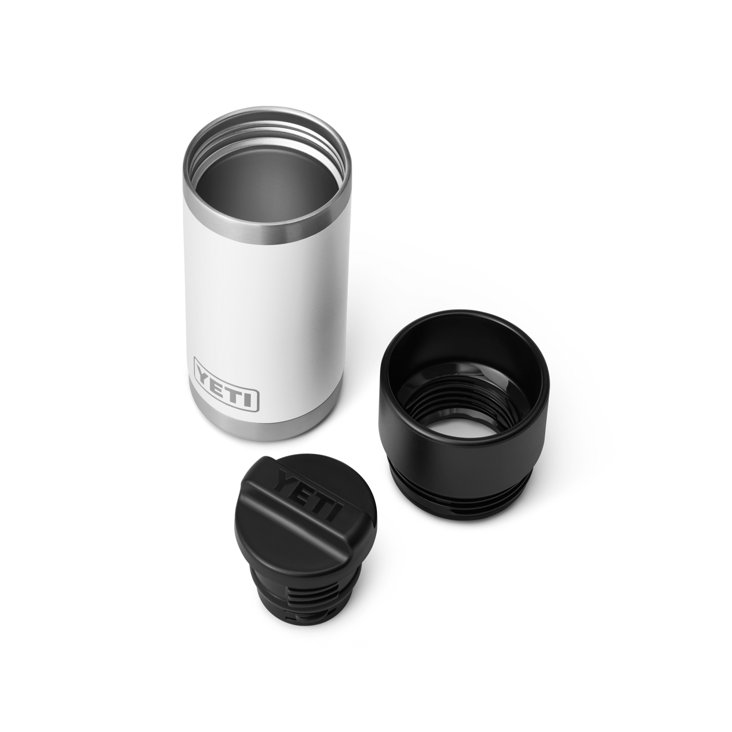 YETI Rambler Bottle with HotShot Cap 12oz (354ml) | White