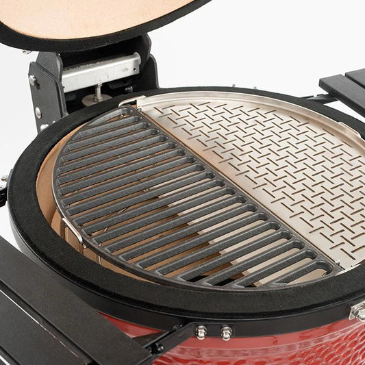 Kamado Joe Half Moon Cooking Grate Cast Iron | Classic Joe