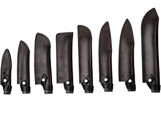 Forged Leren hoes Koksmes - Chefs Knife