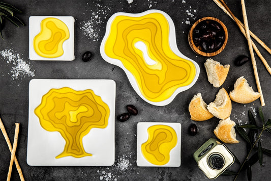 Style de Vie Olijfolieschaal Keramiek - Olijfboom