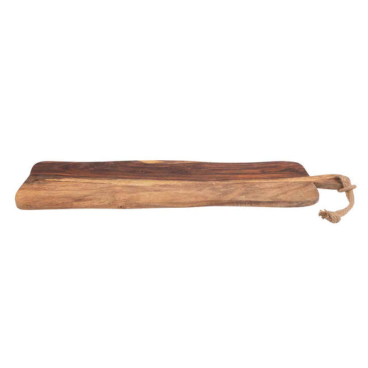 Bowls & Dishes | Pure Rose Wood Serveerplank Rustiek met Handvat 69cm