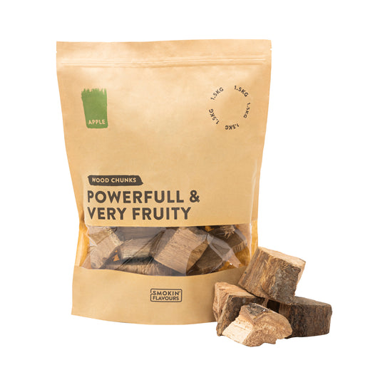 Smokin' Flavours Wood Chunks Apple / Appel 1,5kg