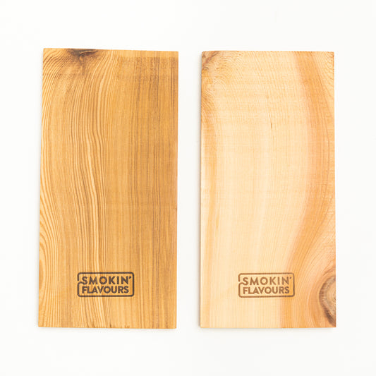 Smokin' Flavours Cederhouten planken 30x15x1,1cm | 2 stuks