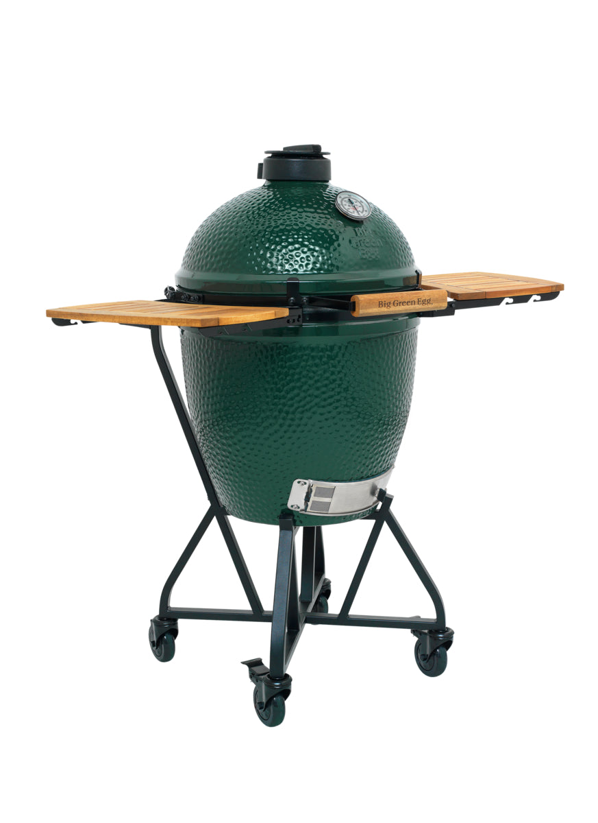 Big Green Egg - Large - met zijplankjes en intEGGrated onderstel