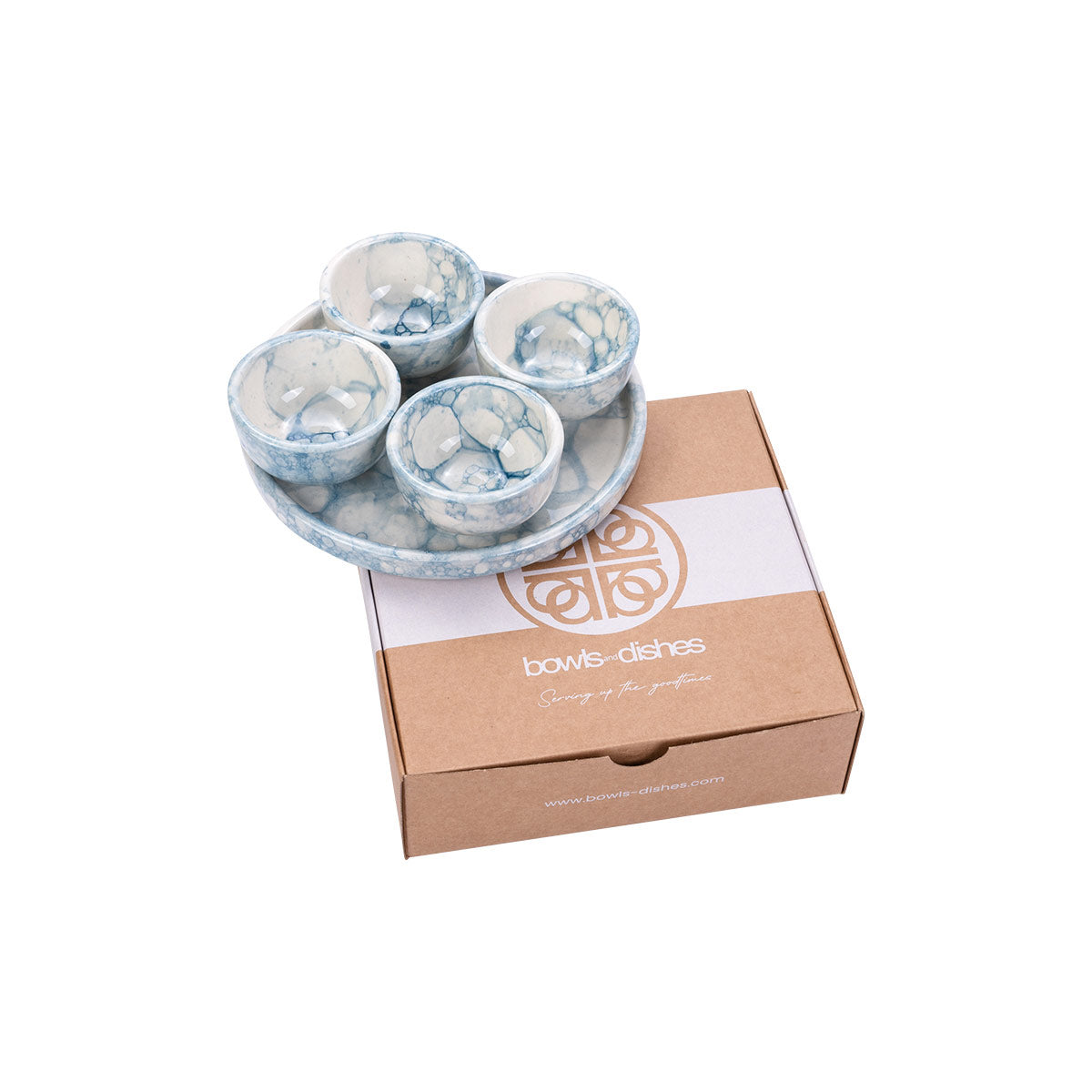 Bowls & Dishes Espuma Borrel Geschenkset Midnight Blue